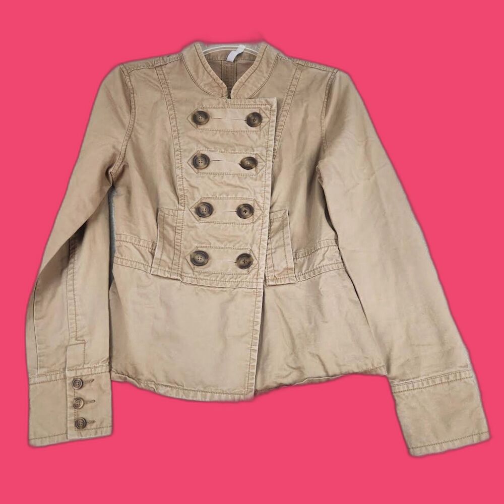 Old Navy On Women's Military Style Jacket Size Small Preppy Military Retro